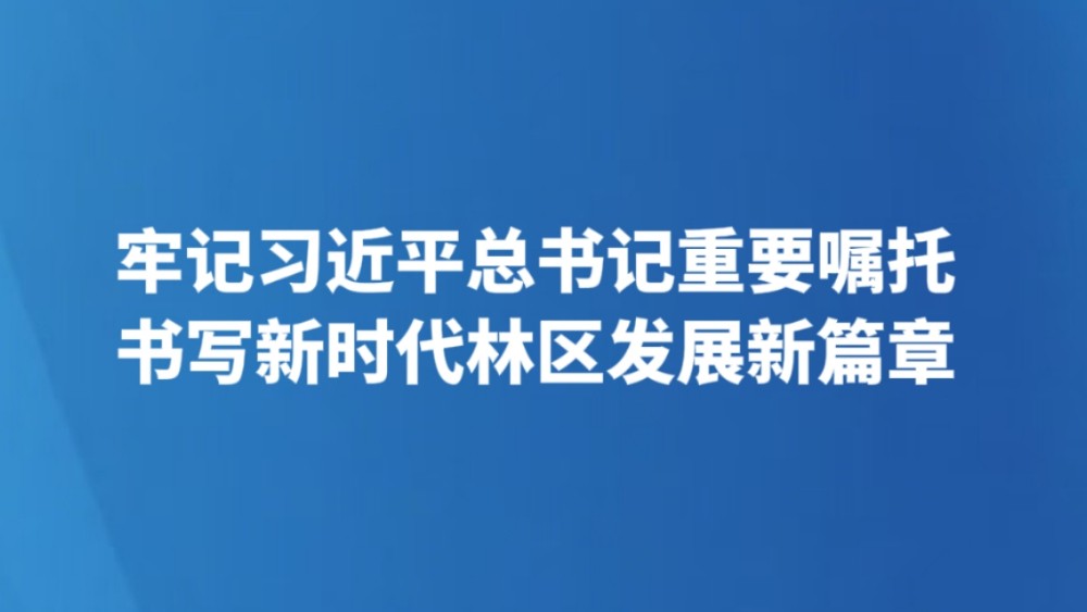 牢记习近平总书记重要嘱托 书写新时代林区发展新篇章