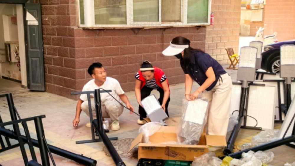 银川市兴庆区游乐社区：办好民生微实事 点亮小区安心路