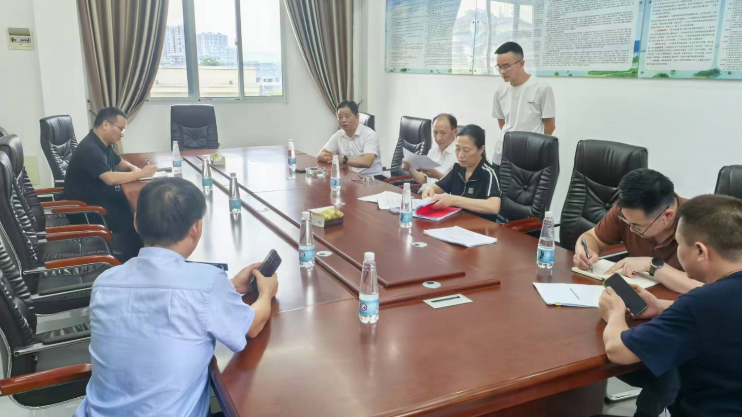 省应急管理厅党委委员、副厅长徐何明率工作组来浔督查防灾减灾工作