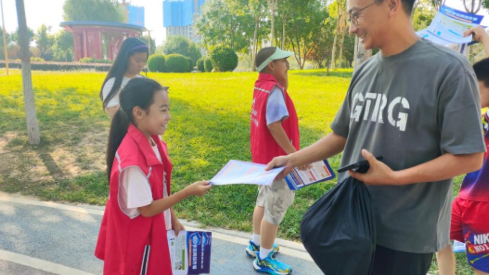 银川市兴庆区双庄社区：少年志愿送锦囊 法治反诈筑防线