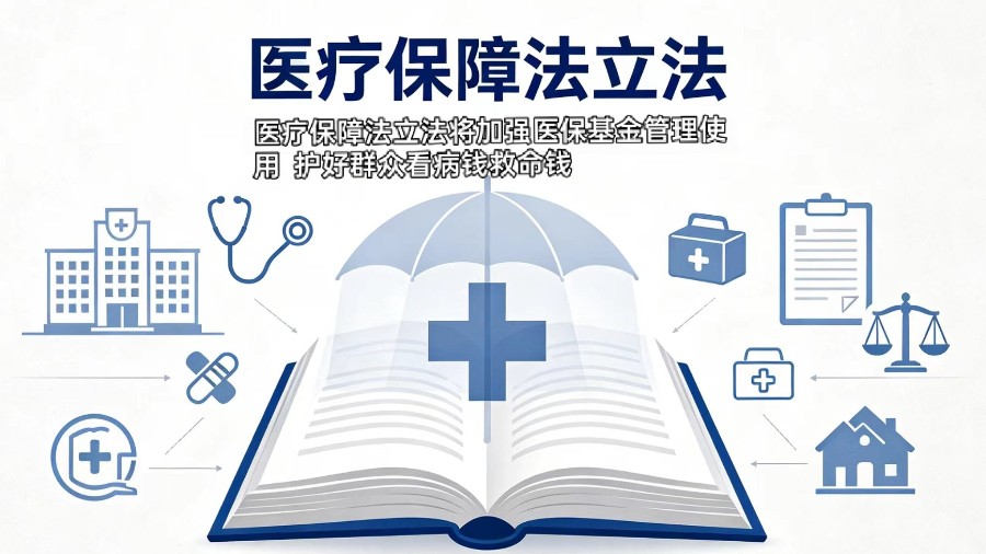 医疗保障法立法将加强医保基金管理使用 护好群众看病钱救命钱