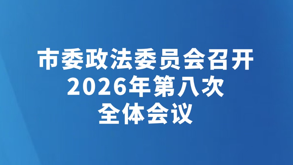 市委政法委员会召开2026年第八次全体会议