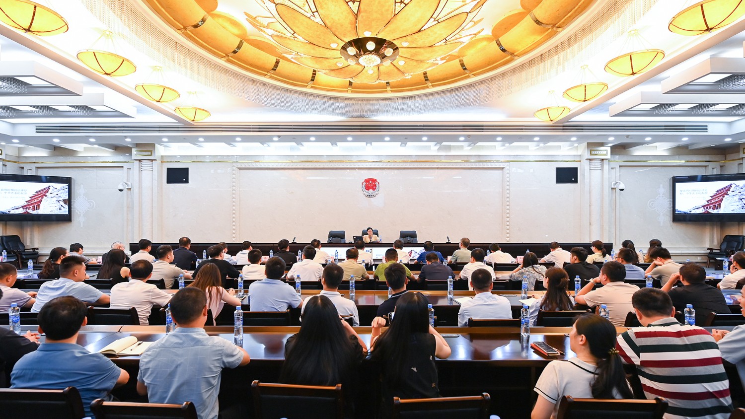 省司法厅机关文化书堂举行集体学习