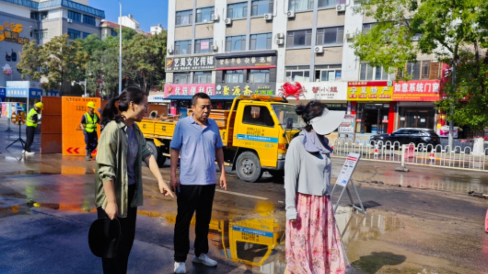 银川市兴庆区东方社区：水管爆裂险情急 多方联动处置快