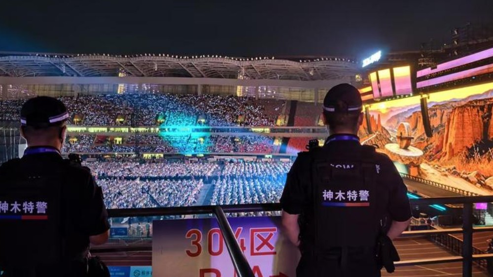 神木特巡警圆满完成“清爽榆林”明星演唱会安保任务