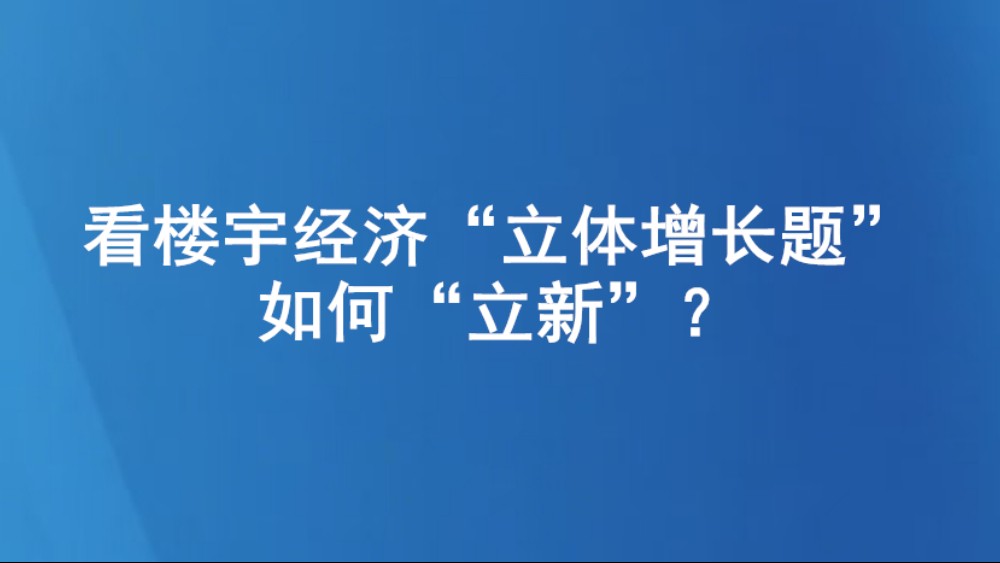 看楼宇经济“立体增长题”如何“立新”？