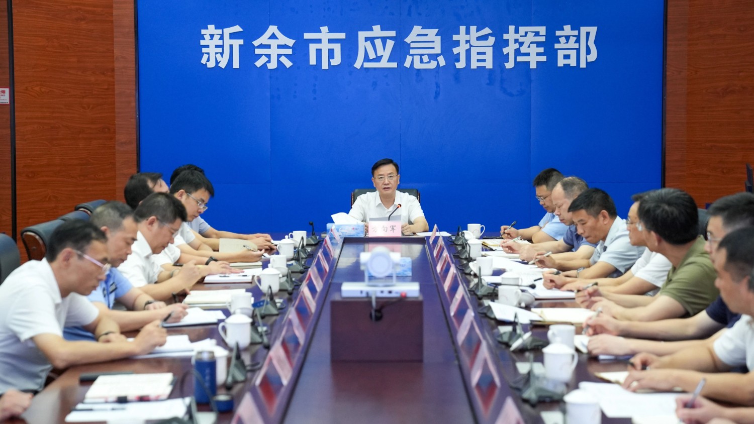 新余市委书记方向军调研督导防汛防台风工作