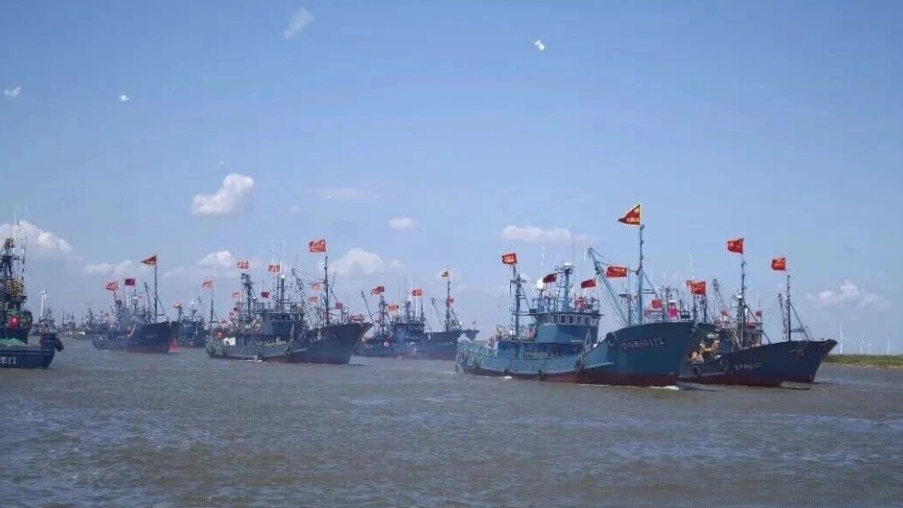 羊口渔港千帆竞发 黄渤海今日开海迎秋汛