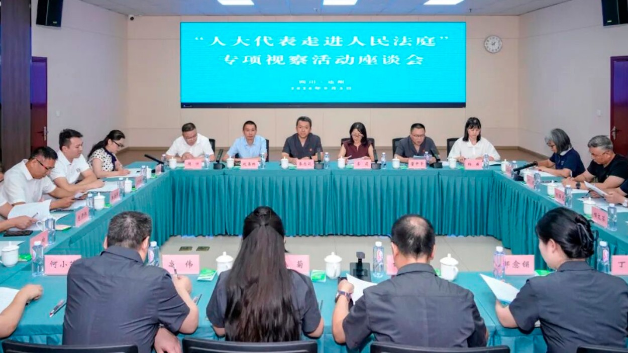 达州中院开展“人大代表走进人民法庭”专项视察活动