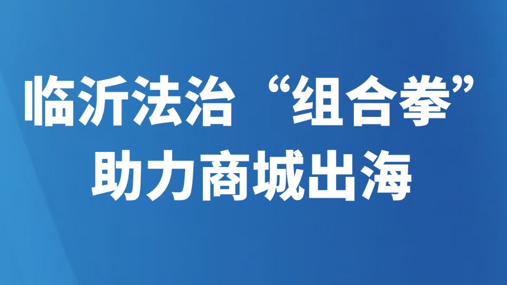 临沂法治“组合拳”助力商城出海