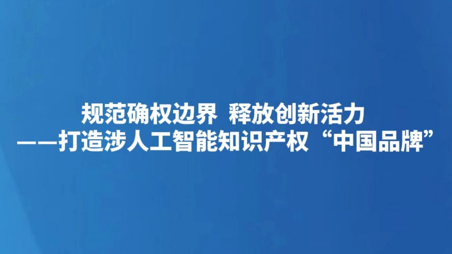 规范确权边界  释放创新活力——打造涉人工智能知识产权“中国品牌”