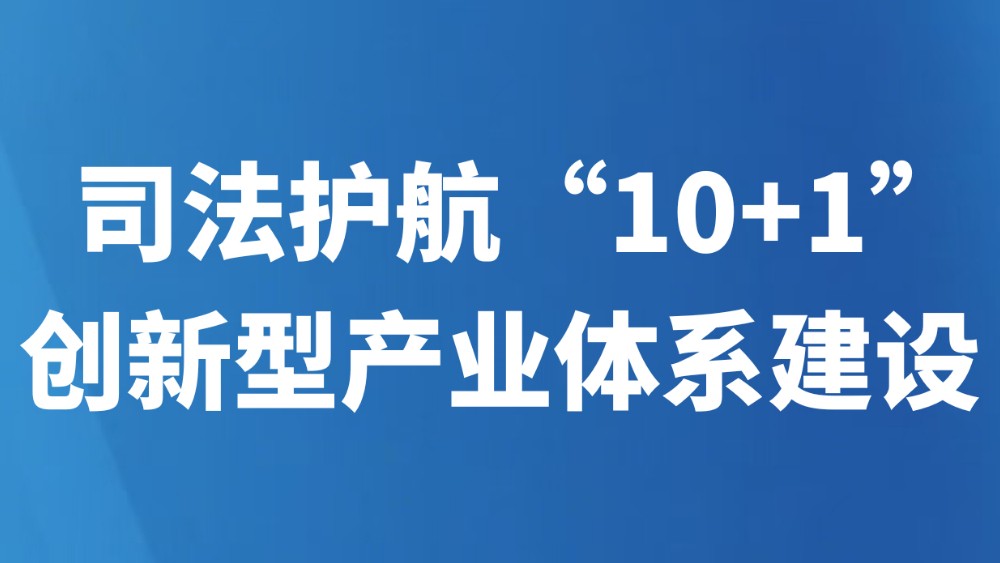 司法护航“10+1”创新型产业体系建设