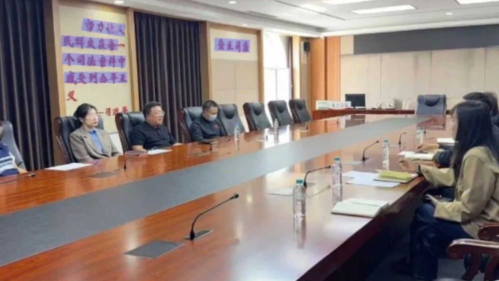 吉林省抚松县法院到延吉市法院调研