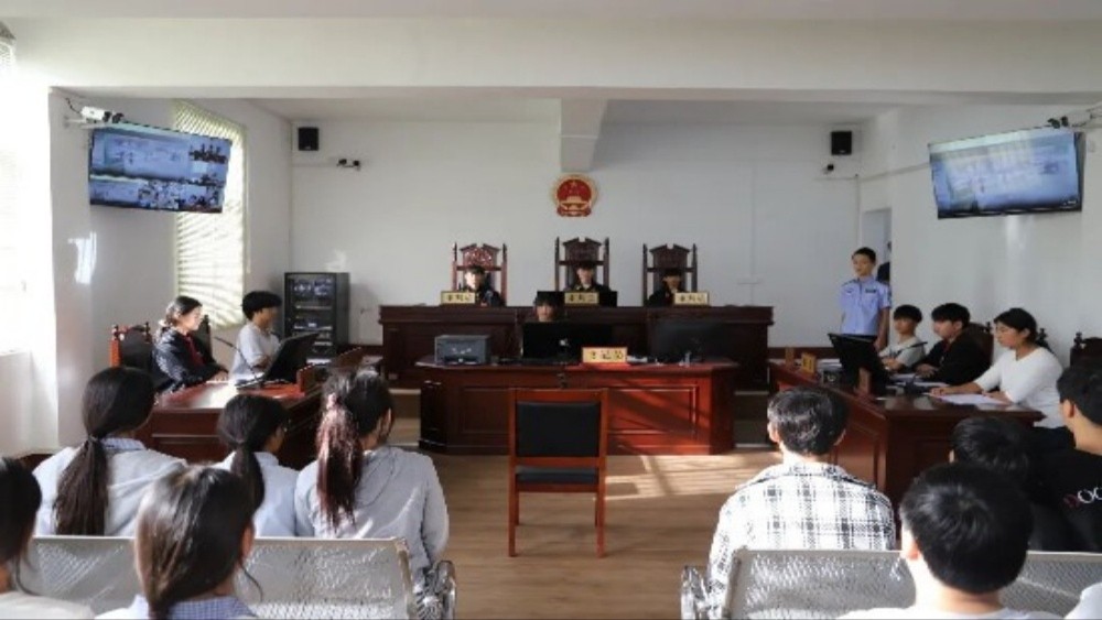 太康法院老冢人民法庭组织开展模拟庭审活动