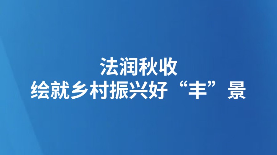 法润秋收 绘就乡村振兴好“丰”景
