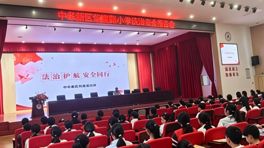 普法润童心 法治护成长——中牟新区扎实开展“法治进校园”系列宣传教育活动