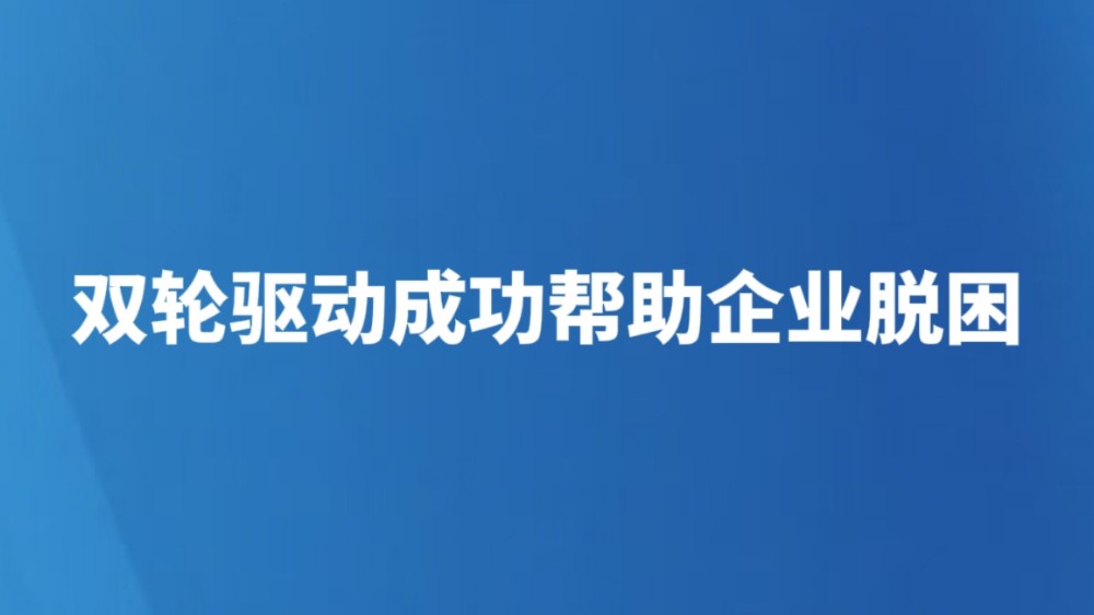 双轮驱动成功帮助企业脱困