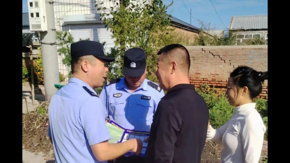 吉林扶余公安三骏派出所：扫黑除恶宣传进乡村 平安建设入民心