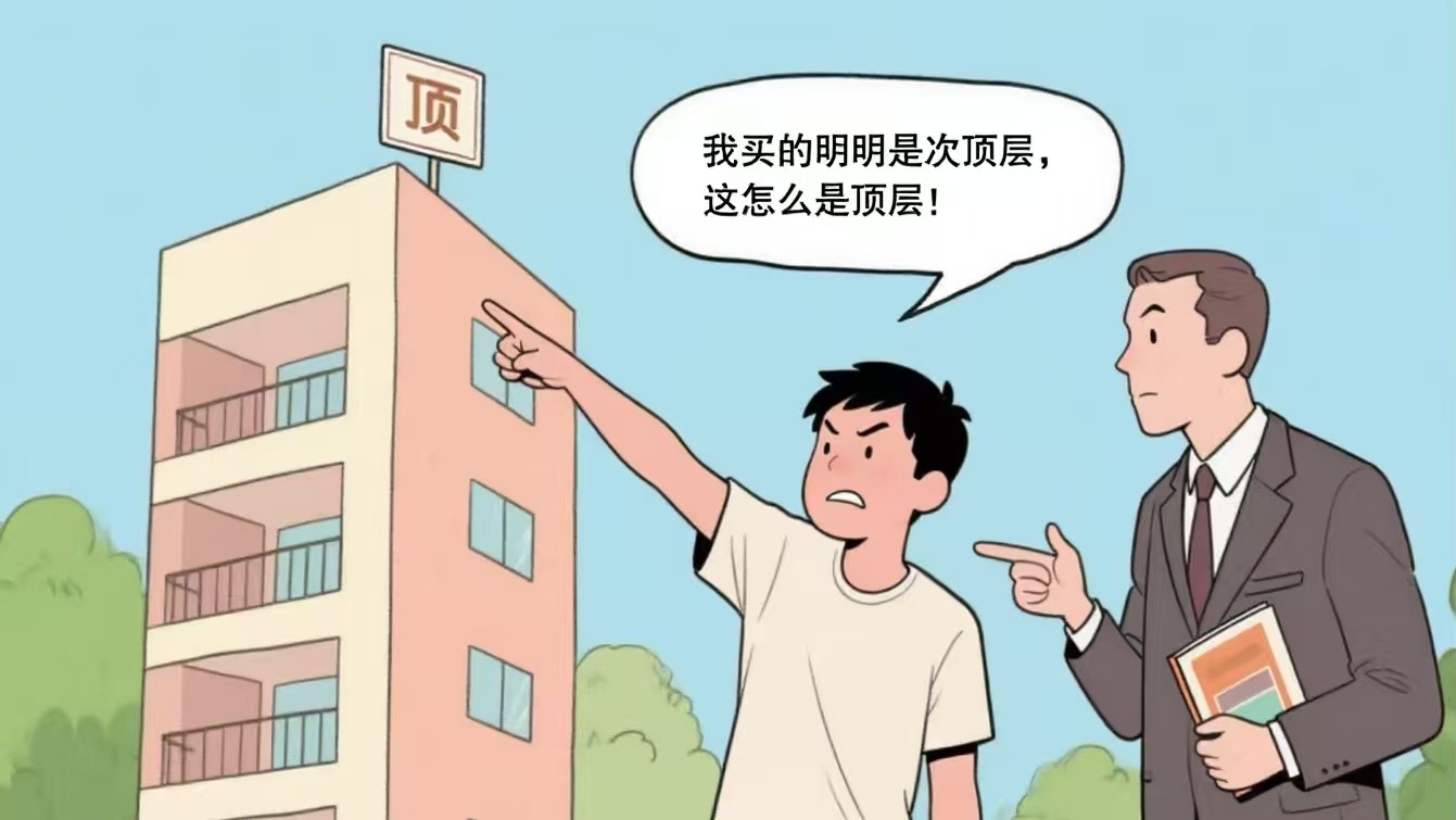 买“次顶层”变顶层 中介公司该负责吗