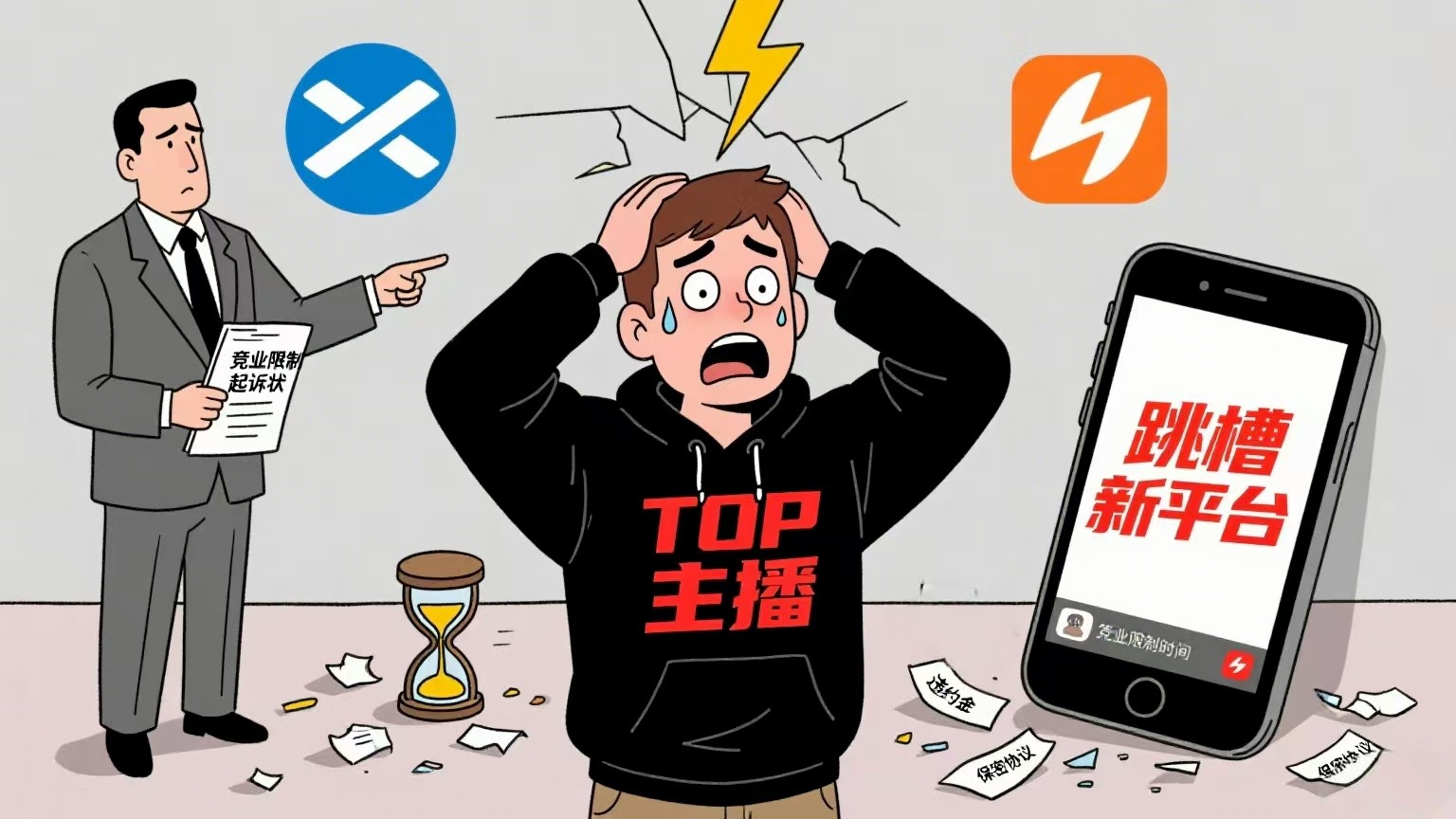 直播讲师被诉违反竞业限制？法院：不合理竞业限制条款对劳动者无拘束力！