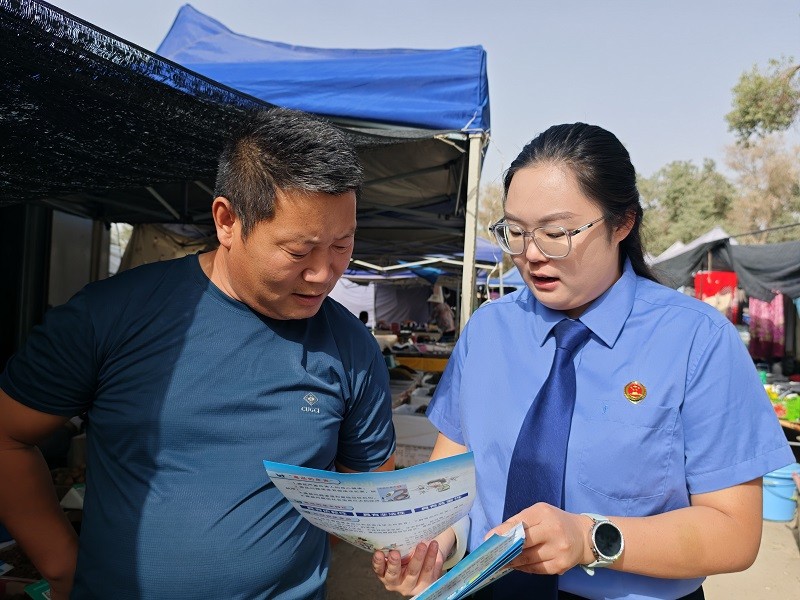 新疆生产建设兵团第二师乌鲁克垦区人民检察院开展禁毒宣传教育活动