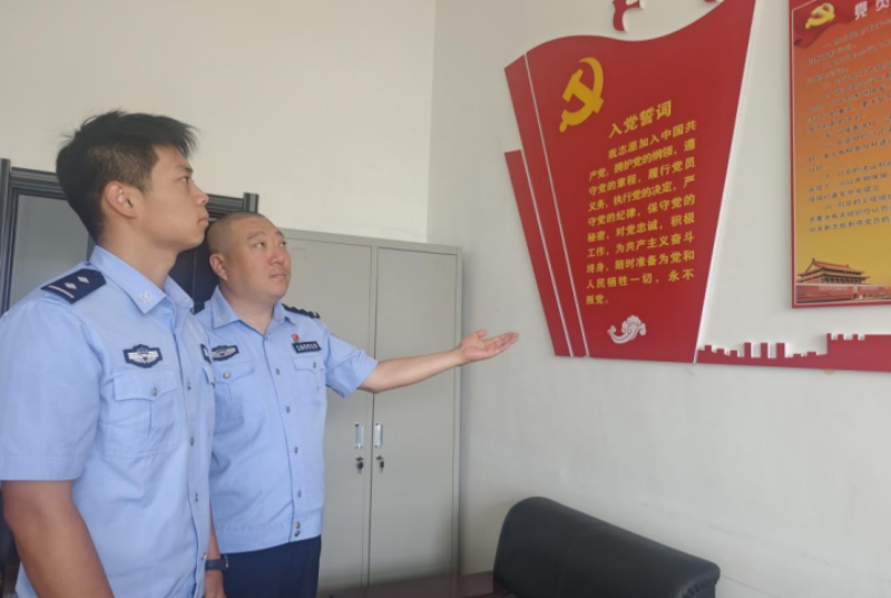 黑龙江省林区公安局沾河分局胜利派出所：“绿荫工程”人才培养 夯实新警思想根基