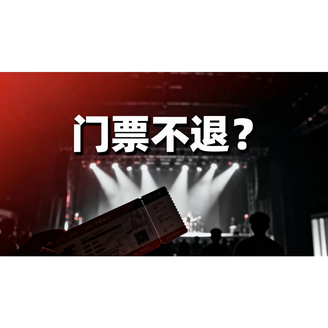 演唱会门票岂能说不退就不退？