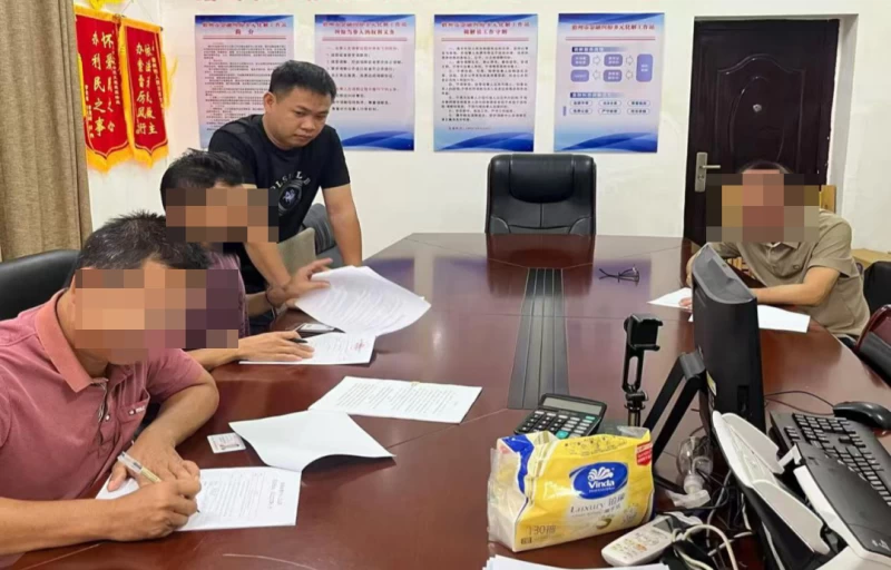 海南儋州法院交通巡回法庭成功调解一起民事赔偿纠纷案件