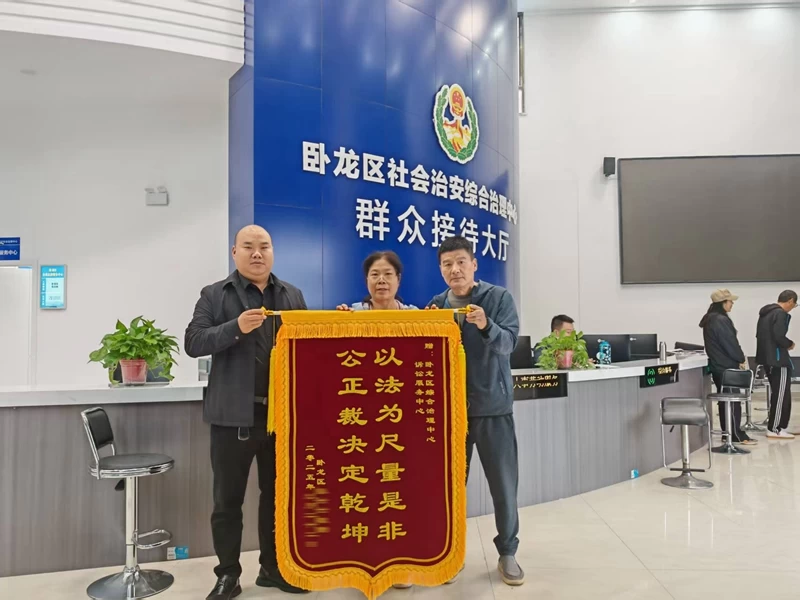 河南省南阳市卧龙区法院：“法理情”巧化纠纷 锦旗见证高效调解