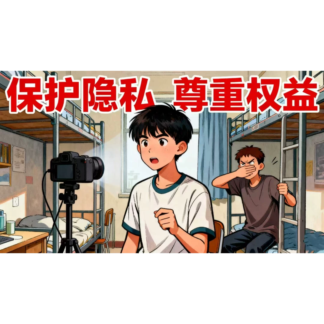 寝室直播不能侵害室友权益