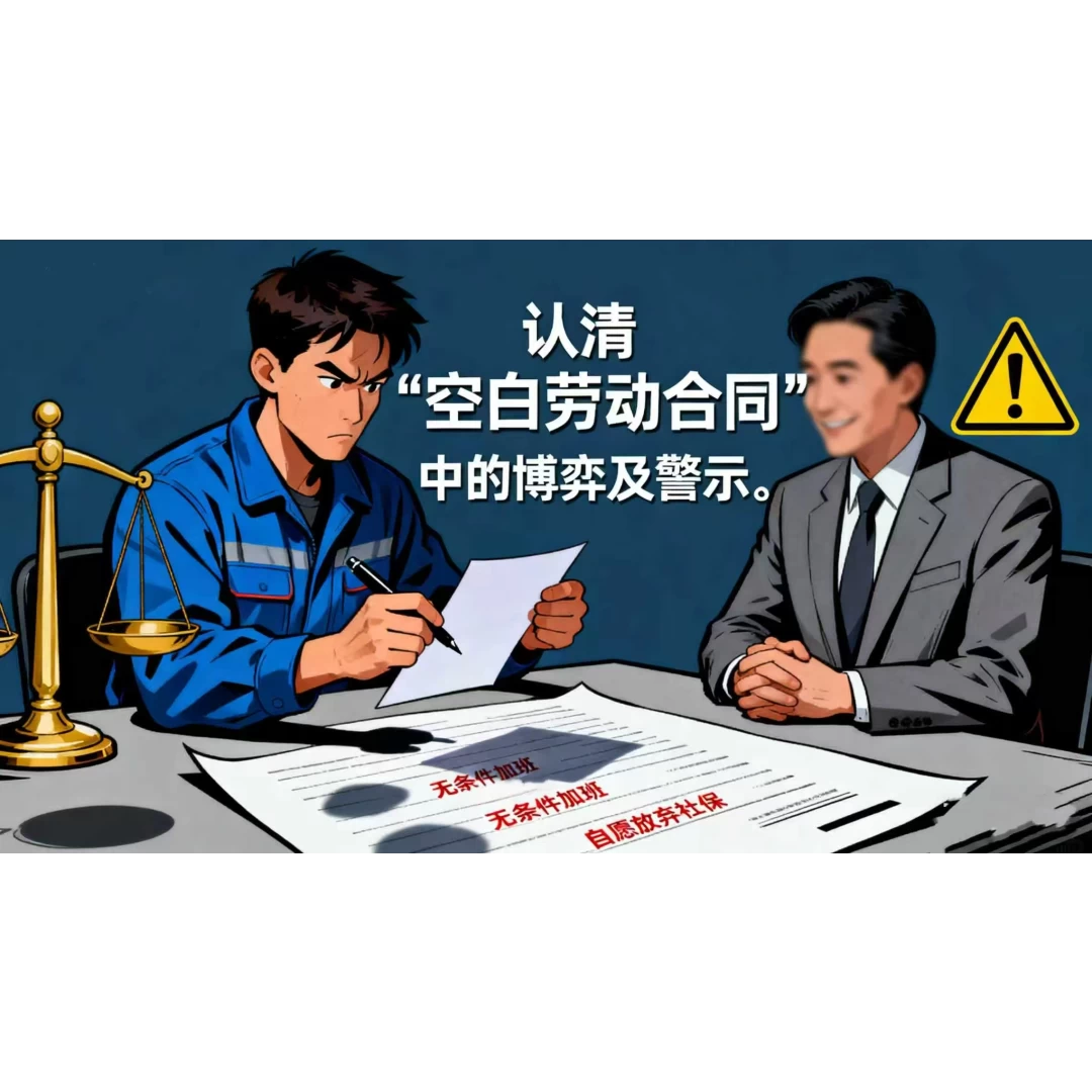 认清“空白劳动合同”中的博弈及警示