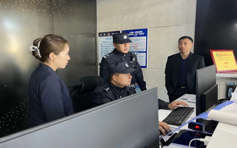黑龙江省林区公安局苇河分局治安管理大队开展行业场所重点部位安全检查