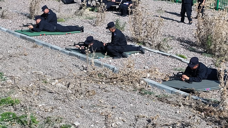 靶场练硬功 实战筑防线——新疆生产建设兵团第四师昭苏垦区公安局开展实弹射击考核