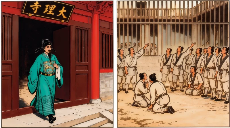 “法官”离任 犯人痛哭