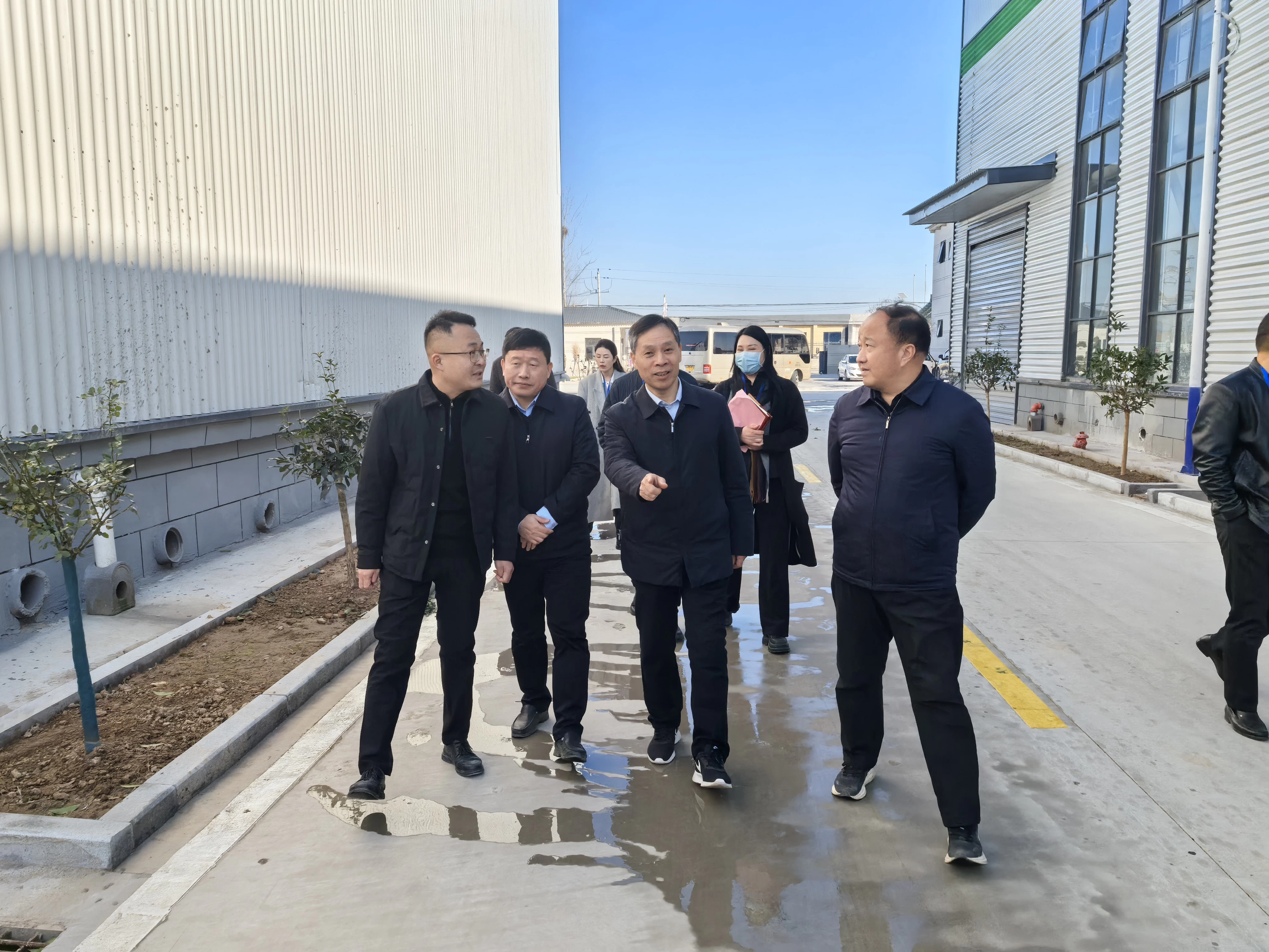 河南省商丘市虞城县政协调研“两粮一菜”生产模式