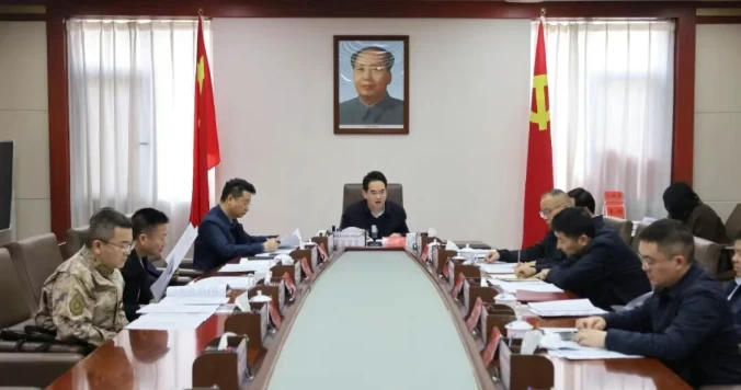 湖南省常德市汉寿县委书记周功表主持召开县委常委会会议