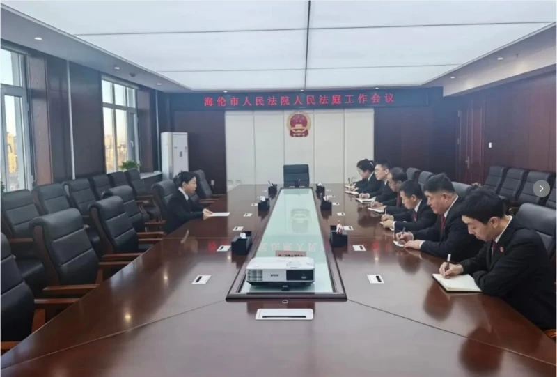 锚定司法职责 勇担时代使命——黑龙江省绥化市海伦法院召开人民法庭工作会议