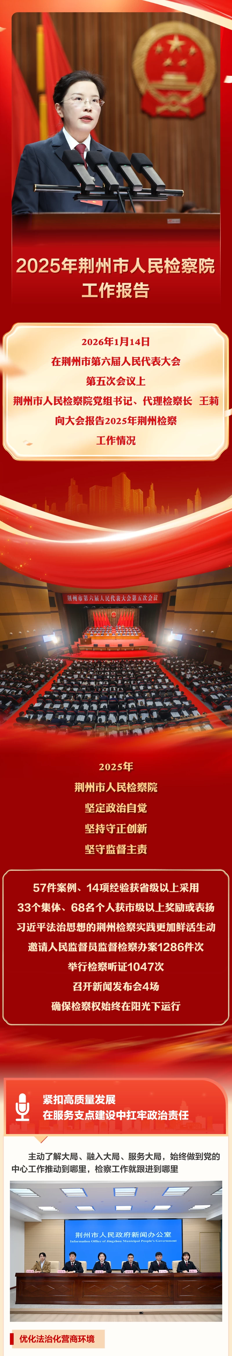 一图速览2025年荆州检察工作报告