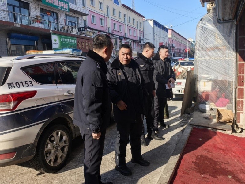 黑龙江省林区公安局清河分局联合应急管理部门开展烟花爆竹安全检查工作