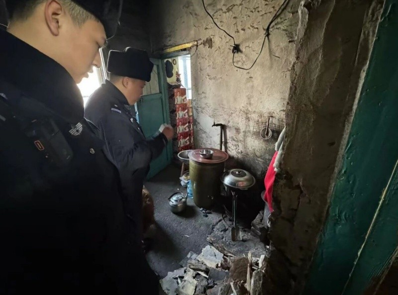 黑龙江省黑河市嫩江市公安局新建派出所兴农警务室：走访+提醒 消防安全别大意