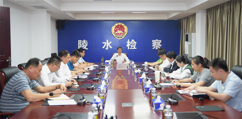 海南陵水检察院召开党组（扩大）会传达学习全省检察长会议精神