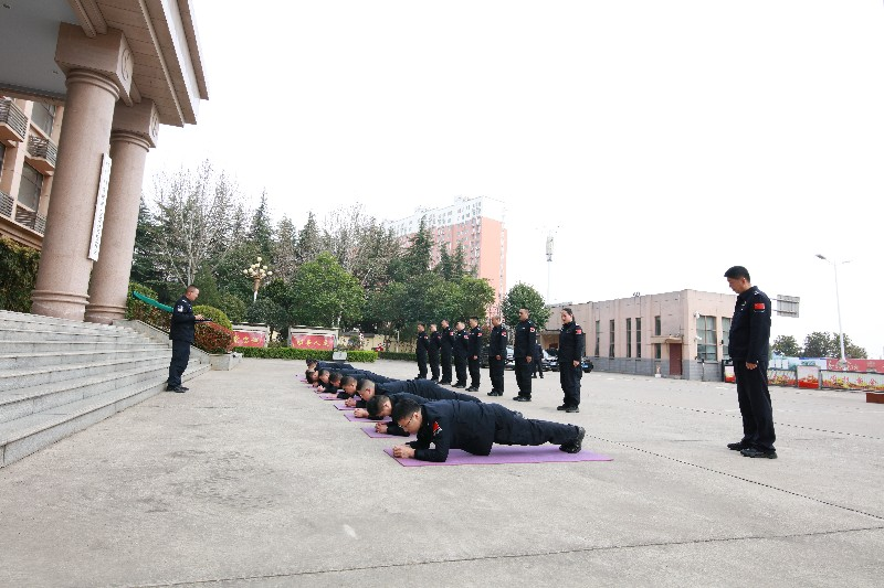 洛阳边检站开展一季度体能摸底测试 淬炼实战精兵