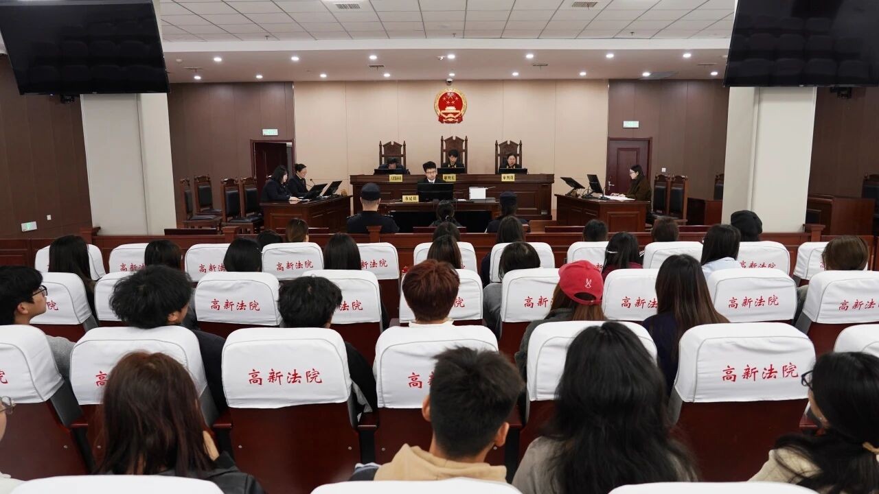 河南洛阳高新法院邀请大学生走进法庭共上法治思政课