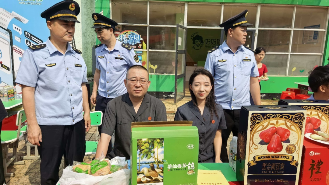 海口美兰法院三江人民法庭开展知识产权宣传周活动