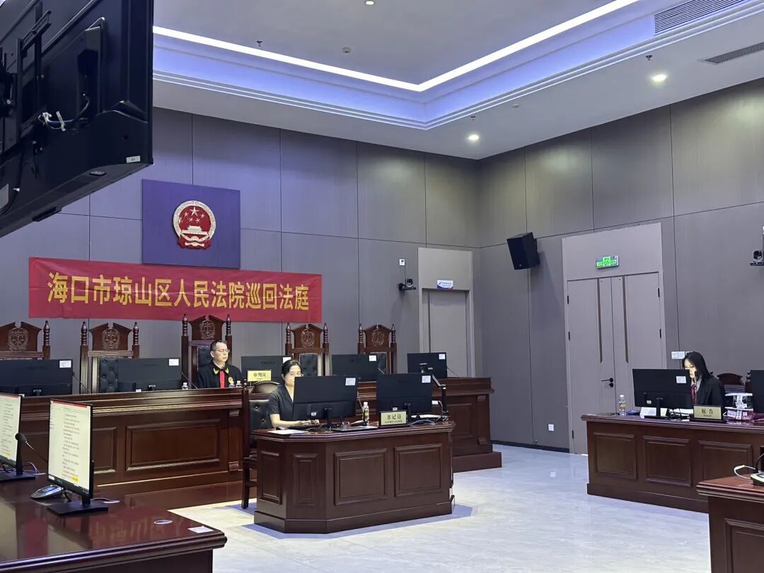 海口琼山法院赴海口市知识产权保护中心开展巡回审判