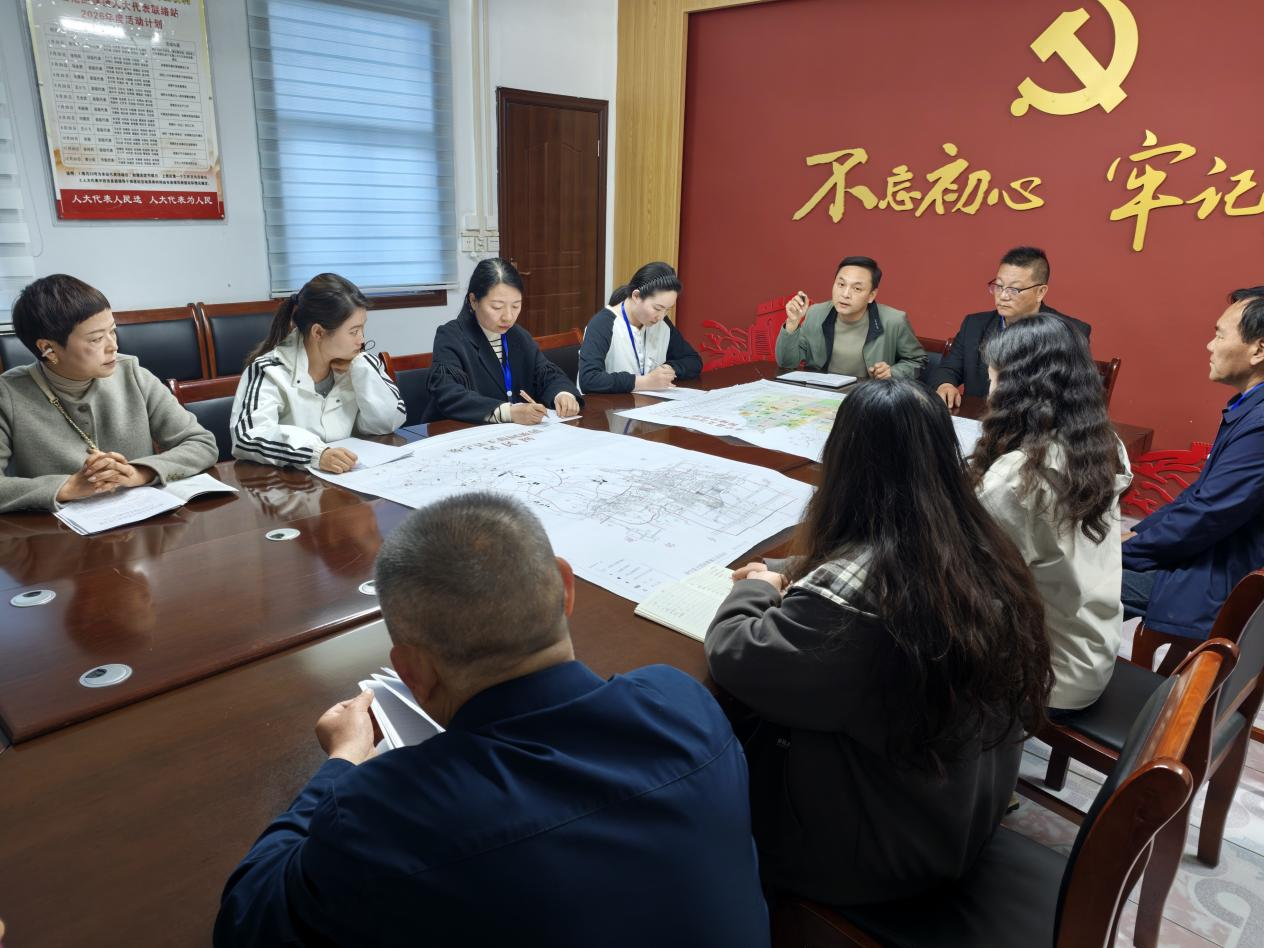 河南省洛宁县王范回族镇人大代表联络站召开网格治理工作座谈会