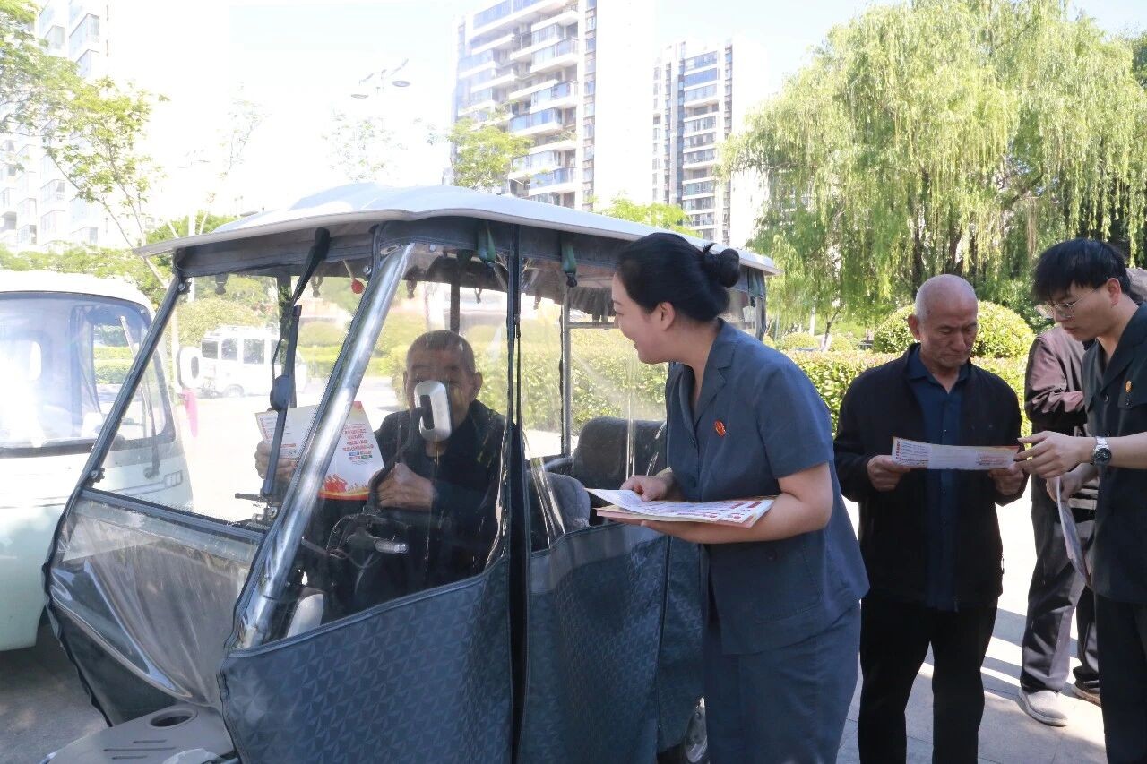 河南宜阳法院开展常态化扫黑除恶斗争普法宣传活动