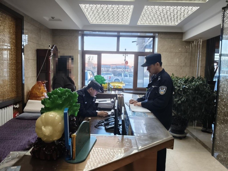黑龙江省大兴安岭地区塔河县公安局开展重点场所安全隐患专项检查