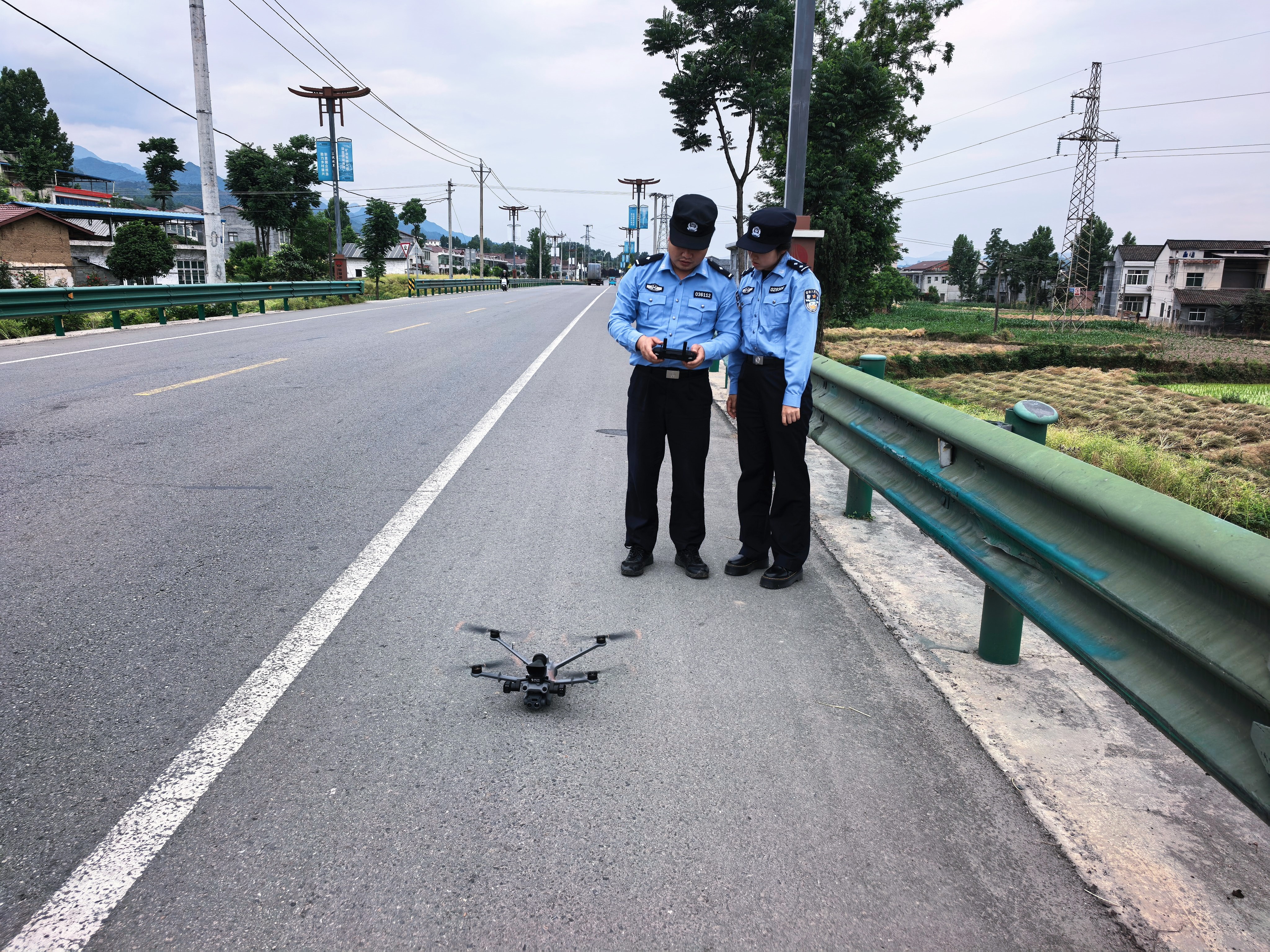 陕西汉阴涧池派出所：科技赋能添翼  空中守护平安