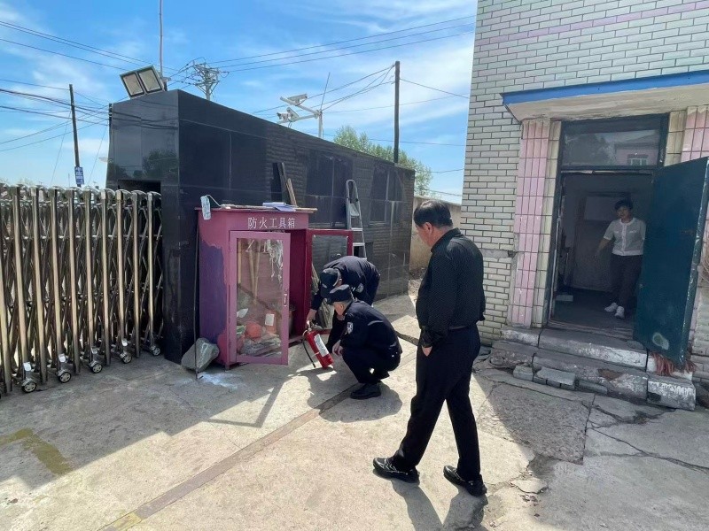 黑龙江省黑河市嫩江市公安局临江派出所集中开展消防安全检查活动